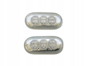 Vw t5 golf iv caddy поворотник боковой led белый фото №1