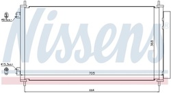 Радиаторов кондиционера nissens 940140 80110swwg01 фото №1