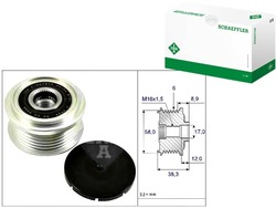 Ina колесо пасове генератора great wall voleex c30 фото №1