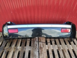 Jeep grand cherokee wk бампер зад чёрный металлик оригинал прямой фото №1