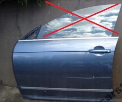 Citroen c6 дверь передние левая bez стёкла фото №1