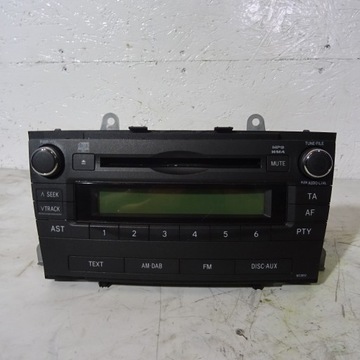 Toyota avensis t27 радио 86120-05141 фото №1