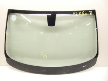 Bmw x3 e83 стекло лобовое передняя перед главная фото №1