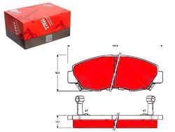Тормозные колодки тормозные honda accord iv 2.2 i 16v cb7 фото №1