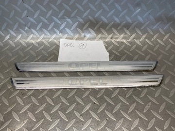 Накладки планки порога хром порогові mokka фото №1