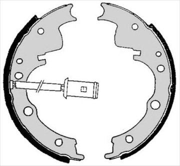 Starline гальмівні колодки гальмівні s bc 06060 kpl фото №1