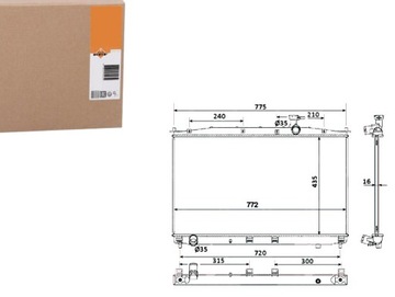 Nrf радіаторів hyundai santa fe ii 2,2crdi/2,7 06-1 фото №1