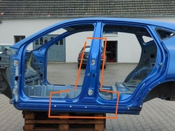 Mg zs стійка поріг лівий 5jsj фото №1