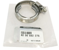 Хомут хомут труби egr 2.0 2.3 dci org master iii фото №1