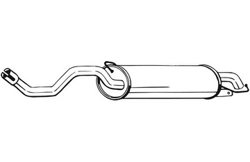 Глушитель конечный klarius 240633 фото №1