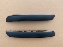 Peugeot 407 04-10 планка бампера хром права фото №1