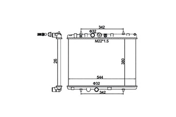 Магнит marelli радиаторов двигателя воды ds ds 3 citroen berlingo фото №1