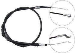 Трос тормоза ручного vw t5 04-15 длинный расстояние между отверстиями фото №1