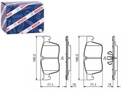 Тормозные колодки тормозные перед jaguar f-pace i-pace xe xf ii land rover range фото №1
