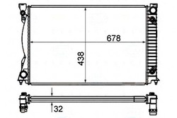 Behr hella радіаторів води audi a6 3.0 tdi quattro фото №1