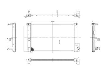 Радиаторов toyota avensis 1.8i 16v 08- фото №1