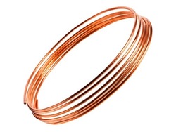 Трубка труба медная na провода тормозные 1m фото №1