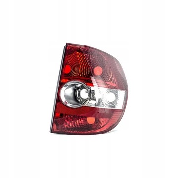 Лампа задня vw fox '05-'11 права depo фото №1