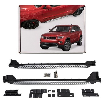 Jeep grand cherokee iv wk2 2010-2021 градуси бічні пороги автомобільні фото №1