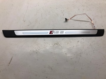 Накладка порога правая led 8w0947418c audi rs5 фото №1