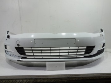 Бампер перед vw golf vii 7 6pdc омивачі плита фото №1