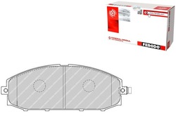 Ferodo комплект тормозные колодки ham. перед з акустическим c фото №1