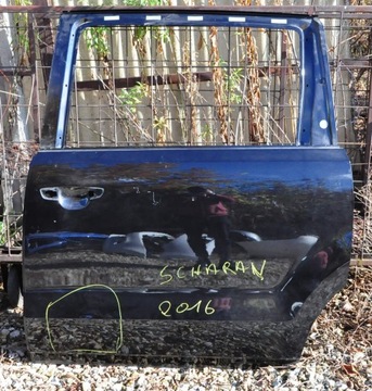 Дверь левый зад задние vw sharan 7n0 seat alhambra фото №1