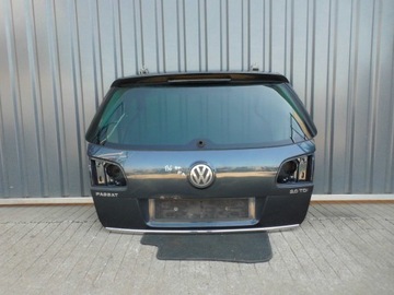 Крышка задняя з стекло тёмное vw passat b6 3c синяя lc5f оригинал фото №1