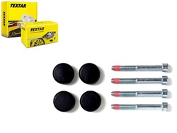 Комплект гальмівні колодки гальмівних textar 1718023 1501265 фото №1