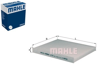 Фильтр салонный mahle cf11152 cu23009 elr7286 ah330 фото №1