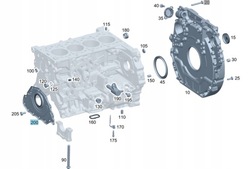 Оригинальный сальник вала з корпус om176 фото №1