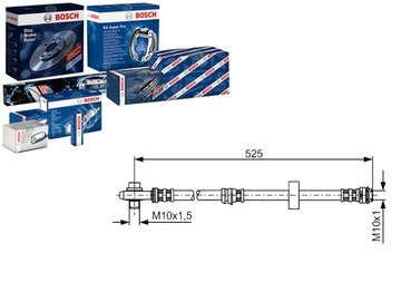 Bosch шланг тормозной 83623805123 172437b t85109 фото №1