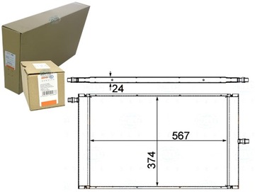Behr hella интеркулер lr012759 pcc500380 pcc50069 фото №1