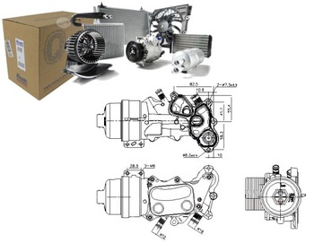 Радіаторів масла citroen c4 c4 grand picasso i c4 i c4 picasso i ds3 фото №1