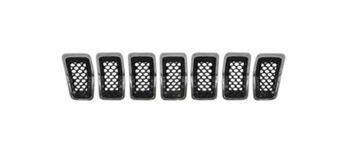 Решётка решётка решётки хром jeep cherokee kl 2019- фото №1