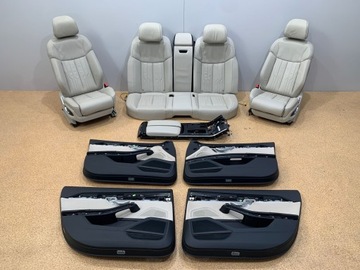 Audi a8 d5 сидіння диван обшивки салон комплект фото №1