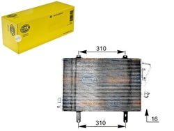 Hella конденсатор радиаторов кондиционера hella 77003 фото №1