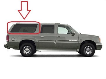 Cadillac escalade esv 03-06r стекло кузовная правая оригинал oem фото №1