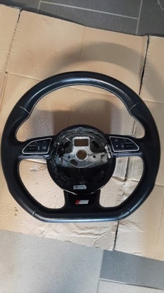 Audi s6 a6 c7 4g кермо шкіра пелюстки зрізана фото №1