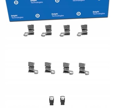 Delphi lx0432 набор аксессуаров, тормозные колодки тормозные фото №1