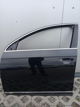 Двері лівий перед чорні vw passat b7 lc9x фото №1