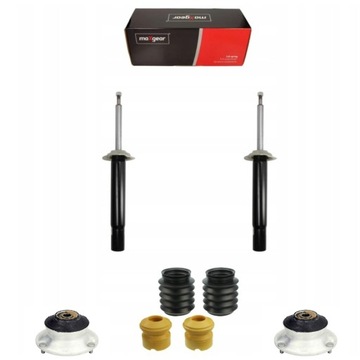 Амортизатори перед + відбійники захисні накладки do bmw 5 e39 1995-2004 фото №1