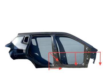 Новий переднє праві крило поріг стійка jeep compass ii 2 17-25r 68462634aa фото №1