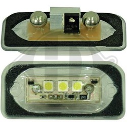 Освещение номерного знака регистрационный do mercedes c1 фото №1