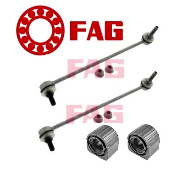 2x з'єднувач гумова накладка стабілізатор vw golf v vi passat b7 skoda octavia ii iii iv фото №1