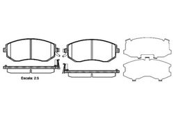 Remsa тормозные колодки тормозные subaru brz 2.0 фото №1