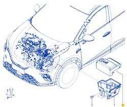 243129358r крышка предохранителей renault captur ii 19- фото №1