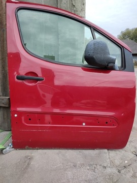 Двері правий перед передні citroen berlingo ii partner ii комплектні фото №1