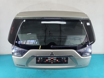 Кришка багажника скло зад mitsubishi outlander ii 2 бежевий 19e фото №1