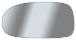 Вкладка дзеркало скло saab 9-3 ii 9-5 i asf ліві фото №1